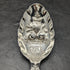 British Antique Silver Plate Berry Serving Spoon Pair